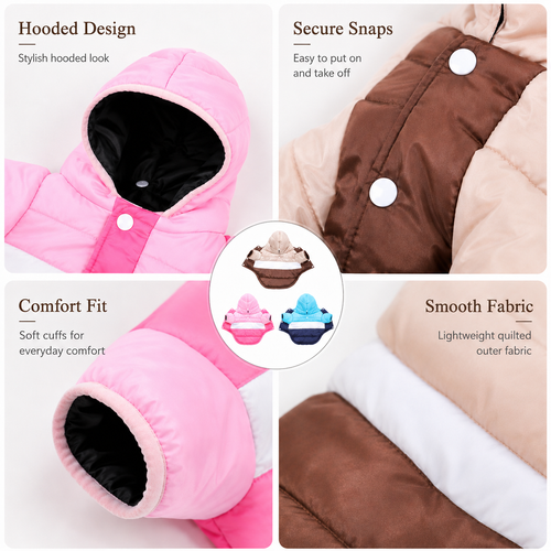 Cozy Waterproof Dog Hoodie Jacket