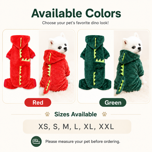 Dinosaur Dog Hoodie