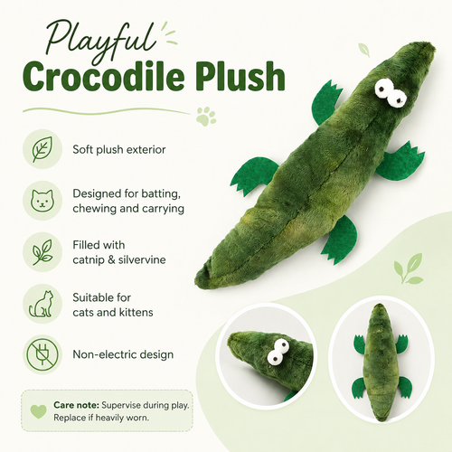 Caterpillar Catnip Chew Toy