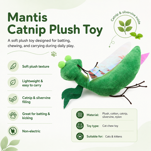Caterpillar Catnip Chew Toy