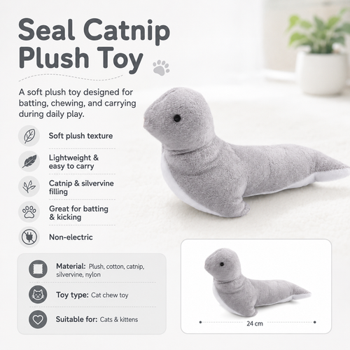 Caterpillar Catnip Chew Toy