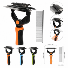 3-in-1 Pet Grooming & Deshedding Brush